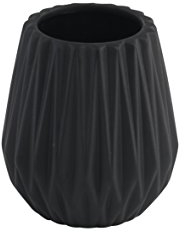 axentia Chicago ZANHPUTZ-BCHR, Dolomit, Schwarz, 8,5 x 8,5 x 10 cm