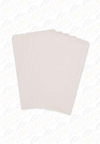 Papierflachbeutel 14x22cm weiß, Konfektionsflachbeutel, Postkartentüte, Schmucktüte, Briefmarkentüte, Blumensamentüte, Bonbontüte ManufacturerPartNumber 500 Stück