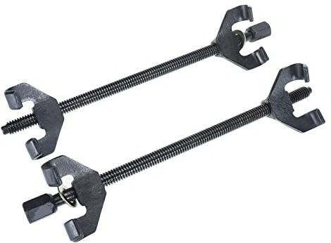 BOOMSTART 2pcs 380 mm Coil Spring Compressor Strut Remover Installer Tool Heavy Duty Auto Suspension Clamp Tool Car Clamps Kit