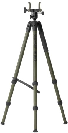 BOG DeathGrip Infinite Aluminum Tripod with Heavy Duty Construction, 360 Degree Ball Head, Quick-Release Arca-Swiss Mount System, and Optics Plate for Hunting, Shooting, Glassing, and Outdoors