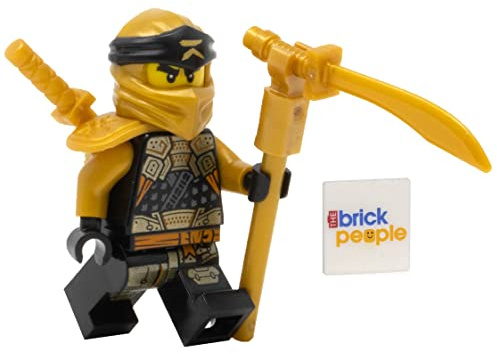 LEGO Ninjago: Cole Crystalized Minifigure with Dual Gold Weapons
