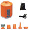 GIGA Pumpe 4.0 Electric Mini Air Pump for Air Mattress,Portable Pump with 1300mAh Battery,5 Air Nozzles,Ultralight Air Pump for Swimming Rings,Vacuum Bags