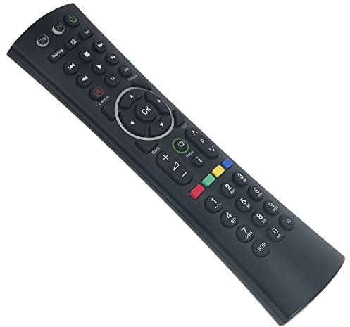 AULCMEET RM-108UM,RM-I08UM Replacement Remote Control Fit For Humax FreeSat+ TV HDD Recorders HB-1000S HDR-1000S(All) HB-1100S HDR-1100S(Black)