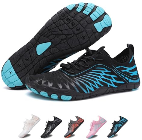 Hike Barefoot Shoes for Womens Men,Quick Dry Water Shoes,Beach Pool Aqua Swim Surf Hiking Walking Shoe,Non-Slip Athletic Footwear Wide Toe Water Shoe
