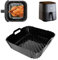 Silicone Air Fryer Liner Accessories for COSORI Air Fryer 4.7L, Dishwasher Safe Silicone Airfryer Accessories Silicone Liners for COSORI 4.7L CAF-L501, 6.2L ‎CAF-P653-KUKR, 5.5L CP158-AF