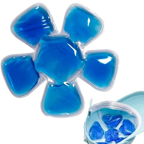 Bonnet de glace | Sac de glace rafraîchissant pour chapeaux – Doublure réutilisable pour récupération, rafraîchissants pour randonnée, vélo, voyage, sports d'été, femmes, hommes