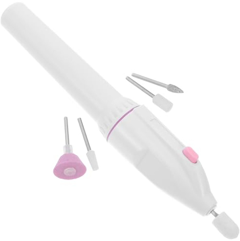 Angoily Pulidora de Uñas Eléctrica Multifuncional, Mini Amoladora Estable de Plástico y Aleación, 1 Unidad para Salón y Nail Art