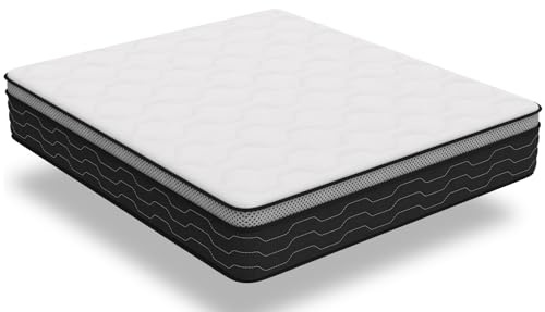 DEWINNER Colchón 105x190 | Colchón Híbrido Viscoelástico con Muelles Ensacados | Altura 27 cm | Absorbe la Humedad | Transpirable | Hipoalergénico y Antibacteriano | Cama Individual