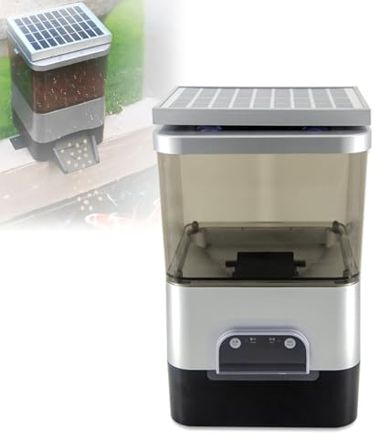 Distributore di cibo per pesci ad energia solare, alimentazione regolabile, alimentatori automatici per acquario, WIFI e ricarica con pannello solare