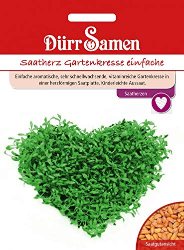 Saatscheiben Gartenkresse Samen Einfach Kressesamen Saatherzen 3 Sück Küchenkräuter Kräutersamen Saatgut Balkon Garten Hochbeet Kübel Dürr Samen