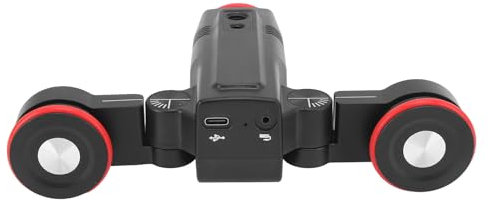 Dolly Automatique de Caméra Vidéo, Chariot de Caméra Vidéo à Télécommande sans Fil, Voiture de Rail de Caméra avec Tête Sphérique, Voiture de Chariot Coulissant de Rail de Rail