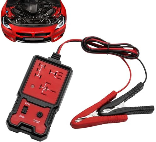 Probador de batería de coche de 12 V, probador de relé electrónico con, relé de coche, dispositivo de diagnóstico, automóviles, SUV, cami, probador de circuitos para sistemas eléctricos