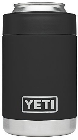 YETI Rambler Vacuum Insulated Stainless Steel Colster, Black DuraCoat