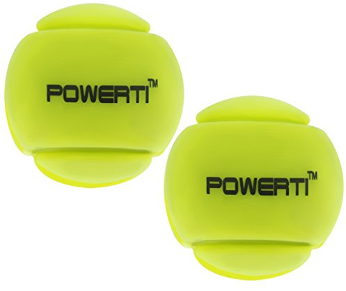 Toygogo Set De 2pcs Tennis Squash Raquette Anti-Vibrateurs Amortisseur Accessoire - Jaune, 22mm