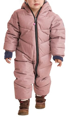 Killtec girls Tuta in piumino con cappuccio - Karter Mini, rosa, 98/104, 34238-000