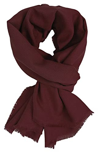 Rotfuchs Cortina de algodón para hombre y mujer, color rojo vino, ligera, fabricada en Alemania