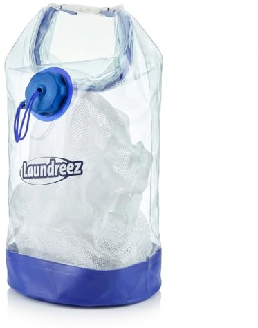 Laundreez Travel Clothes Portable Washing Machine Wash Your Clothes On The Go WaterProof Dry Bag Camping Holiday Travel Essentials