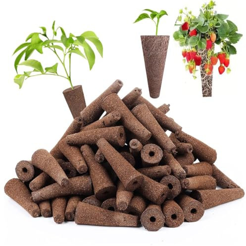 SIRLOMU 20 pièces éponges de rechange, pour système hydroponique et culture, substrat de culture, croissance des racines, compatible avec kit de jardin et hydroponiques d'intérieur, starter de graines