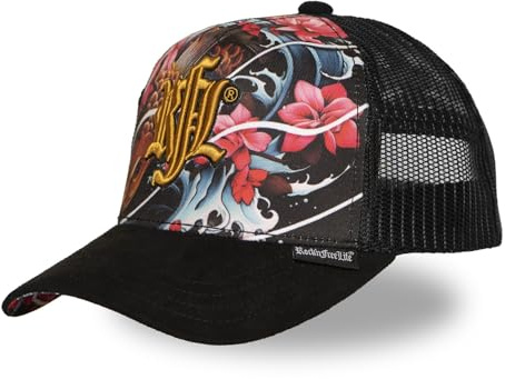 RFL Rock'nFreeLife Casquette Enfant, Trucker, Noir 191B