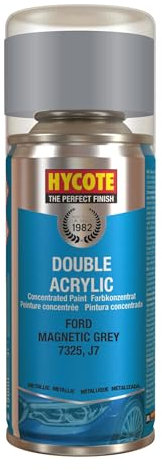 Hycote Double Acrylic Aerosol Car Spray Paint, Ford - Magnetic Grey, 150 ml