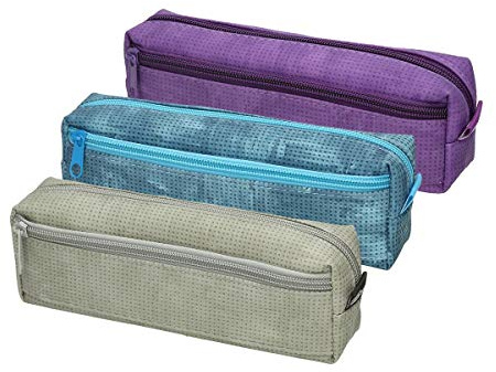 SPIRIT TTS Federmäppchen / Schüleretui für Schreibwaren, Federtasche, Stifthalter, Federmappe für Mädchen und Jungen, für Schüler, Studenten und Lehrer Note, 3 Farben Sortiert