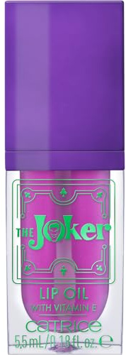 Catrice The Joker Lip Oil, Lippenbalsam, Violett, feuchtigkeitsspendend, pflegend, farbanpassend, natürlich, vegan, ohne Parabene, ohne Mikroplastikpartikel, Nanopartikel frei, 1er Pack (5.5ml)