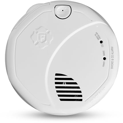 First Alert SMCO500V, Interconnect Battery-Operated Combination Smoke & Carbon Monoxide Alarm with Voice Alerts, 1-Pack