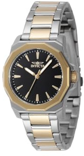 Invicta Speedway Orologio da Donna in acciaio inossidabile con movimento Quarzo - 34mm, Two Tono/Nero