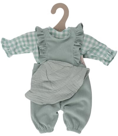 Little Dutch 4583 Puppenbekleidung 3-teiliges Set für Babypuppen von 33-36 cm - grün