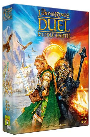 Repos Production Age 10+ | The Lord of the Rings : Duel for Middle-Earth | Board Game | Ages 10+ | 2 Players | 30 Minutes Playing Time