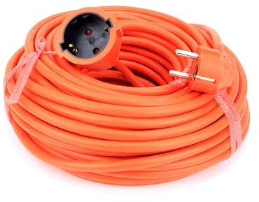 Prolongador eléctrico - Exterior, 30m, 3 Tomas, 1,5mm², Ideal para Uso en Jardines, Resistente y Durable, múltiples Dispositivos.*