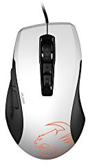 Roccat Kone Pure Owl-Eye souris USB Optique 12000 DPI - Souris (Gauche, Optique, USB, 12000 DPI, 1 ms, Noir, Blanc)