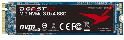 Digifast Ace 1TB M.2 NVMe SSD, PCIe Gen 3x4 M.2 2280 Solid State Drive with Read 3470 MB/s, Write 3000 MB/s