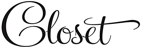 Thistle Brook Cottage Closet Door Decal Vinyl Wall Quote Lettering for Door Sticker Transfer 3H x 9W