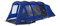 Berghaus Adhara 700 Nightfall Tent for 7 People with Darkened Bedrooms, Living Area, 7 Man, Easy to Pitch, Tunnel, Sewn In Groundsheet, Large and Spacious, Family Camping, Festivals, 6000mm HH, Blue