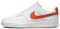 NIKE Herren Court Vision LO NN Sneaker, White/Picante RED, 49.5 EU