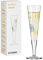 RITZENHOFF 1071036 Champagnerglas 200 ml - Serie Goldnacht Nr. 36 - Windröschen-Motiv mit Echt-Gold - Made in Germany