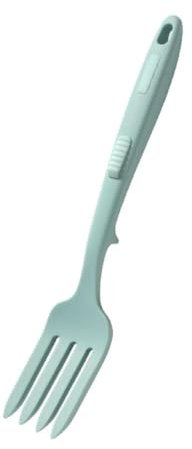 Forchetta flessibile in silicone resistente al calore Forchetta da cucina lavabile in lavastoviglie Forchetta da cucina antiaderente per cuocere e mescolare Forchetta da cucina in silicone