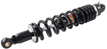 FSFYUK Stoßdämpfer hinten, 10 mm Feder 400 mm Stoßdämpfer Aufhängungsfeder Für ATV Quad Dirt Bicycle