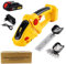 2 in 1 Tagliaerba e Tagliasiepi, 21V 500W Tagliasiepi a Batteria con 2x1500mAh batteria, 100mm+300mm Lame e Adattatore per Taglio Prato, Decespugliatore Multifunzione per Giardinaggio