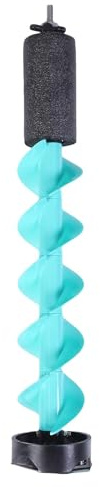 Asixxsix Taladro para Hielo de 5 Pulgadas, Broca eléctrica Ligera y Resistente de Nailon Inoxidable con Protector de Hoja, para perforar Capas de Hielo.