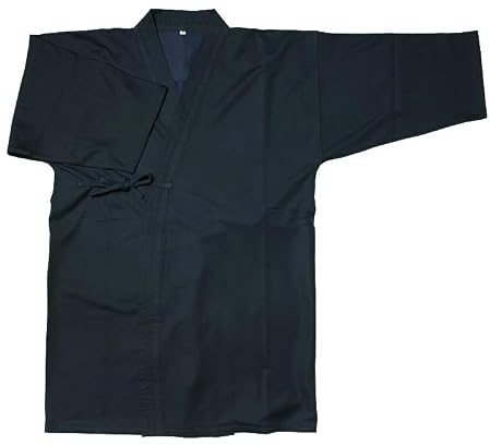 [Volere è potere] Kendo Gi Aikido Samurai Hakama Martial Arts Clothing Kimono Shirts Costumes Formal Kyudo Kimono, GI-J, 185cm