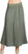 Caspar RO019 Damen Langer Maxi Sommer Leinenrock, Farbe:Oliv grün, Größe:M - DE38 UK10 IT42 ES40 US8