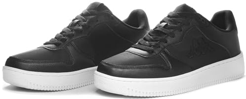 Kappa - Sneakers Bassa, Uomo Donna, Nero, Poliestere, Fitness. Logo Maserta, Taglia: 41
