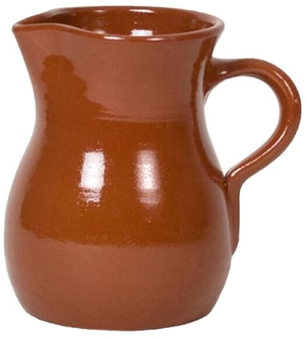 Acan Tradineur - Jarra para Vino - Fabricado en Barro - Ideal para hostelería y Servicios - Capacidad de 500 ml - 14 x 12,5 x 9 cm