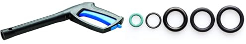 Nilfisk Pistolet G3 pour nettoyeur haute pression & Caoutchouc joint torique de rechange pour Nettoyeur Haute Pression, Multicolore
