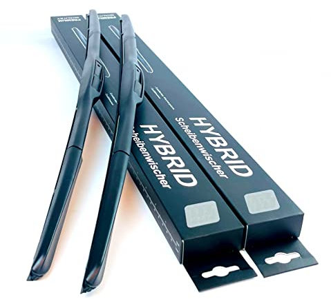 HYBRID Scheibenwischer vorne kompatibel für TOYOTA Yaris P1 Baujahr 1999.01-2005.08 // Länge 530 mm, 350 mm - MAXXONI