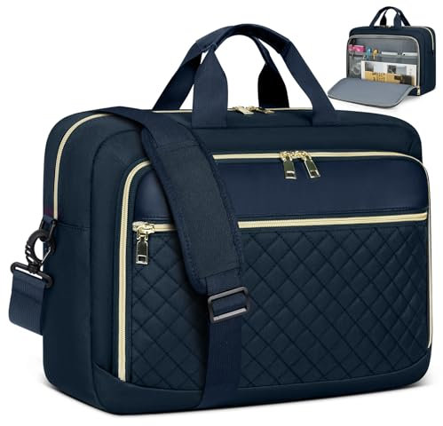 NEWHEY Laptoptasche 17,3 Zoll für Damen Laptop Aktentasche Computertasche Laptop Tasche Business Notebook Tasche Wasserdichte Schultertasche Umhängetasche für Geschäft