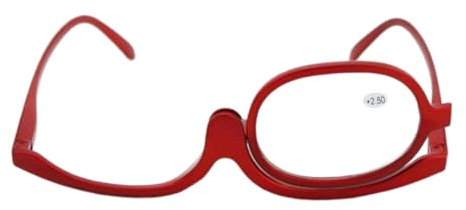 Gafas de maquillaje de magnificaciones con gafas de grado de maquillaje de con anteojos plegables cosméticos