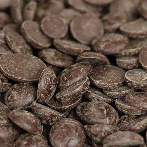 Real Chocolate Discs by Its Delish, 4 Lbs Bulk | Pure Semi Sweet Dark Chocolate Meltables For Baking, Confectionery Melting, Pastry Chefs, Chocolatiers, Home Bakers, Snack | Non-Dairy, Vegan, Kosher